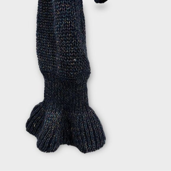 BB Dakota Mock Neck Sweater in Blue Sparkle Women’s Size XS NWOT - Picture 4 of 9